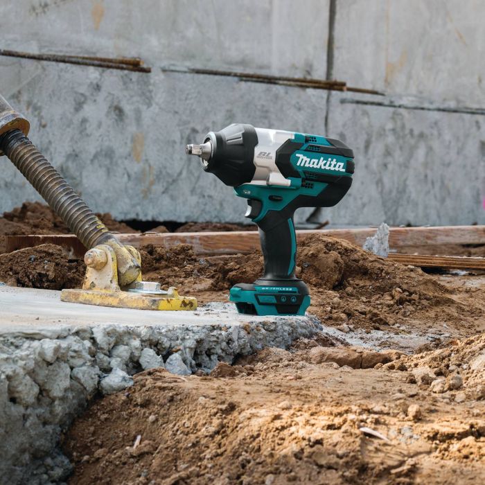 Makita XWT08Z LXT 1/2" 18V Lithium‑Ion Cordless High Torque Square Drive Impact Wrench, Bare Tool