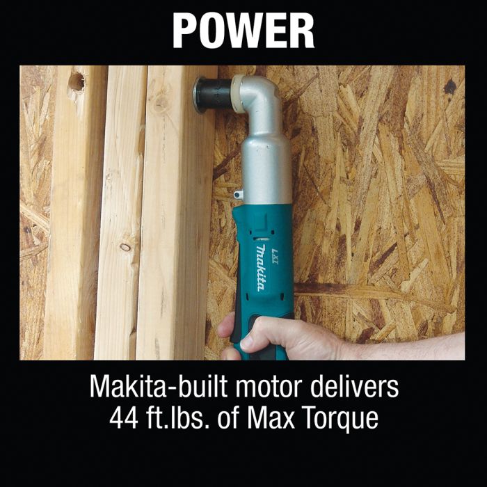 Makita XLT02Z LXT 3/8" 18V Cordless Square Drive Angle Impact Wrench, Bare Tool