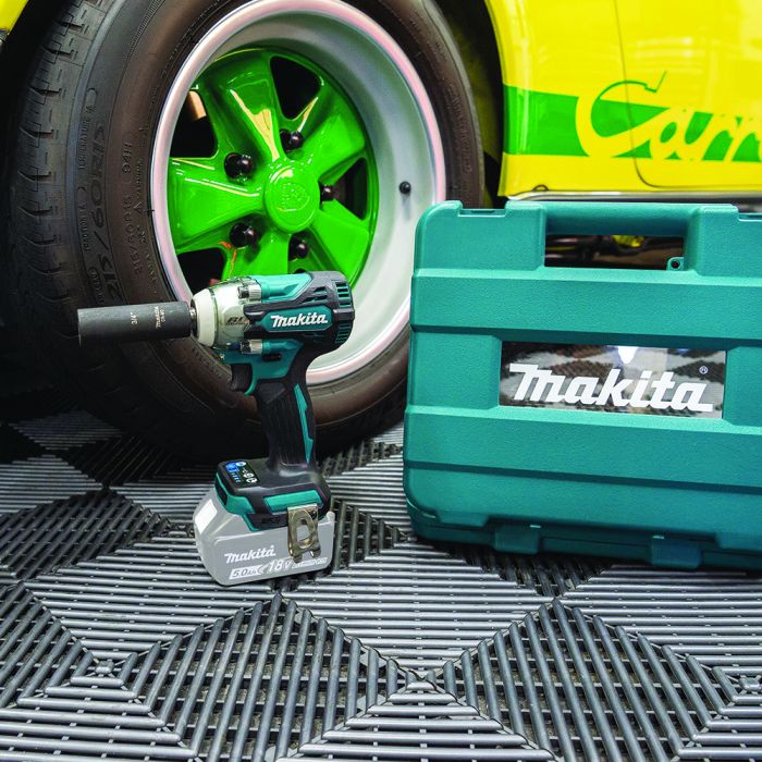 Makita XWT15Z LXT 1/2" 18V Cordless 4‑Speed Square Drive Impact Wrench with Detent Anvil, Bare Tool