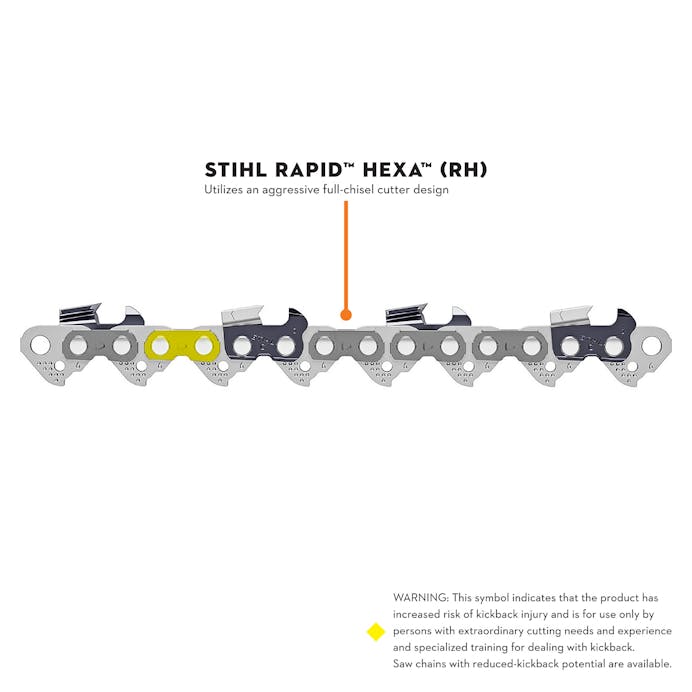 STIHL RAPID™ HEXA™ Chain (RH, RH3, and RHF)