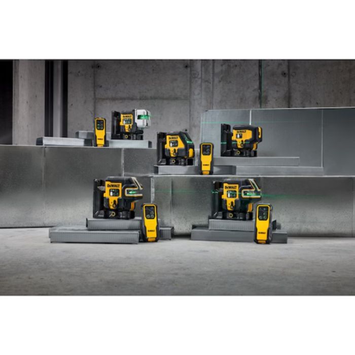 DeWalt DCLE14301G, USB-C Green 3x180Deg Line Laser Kit