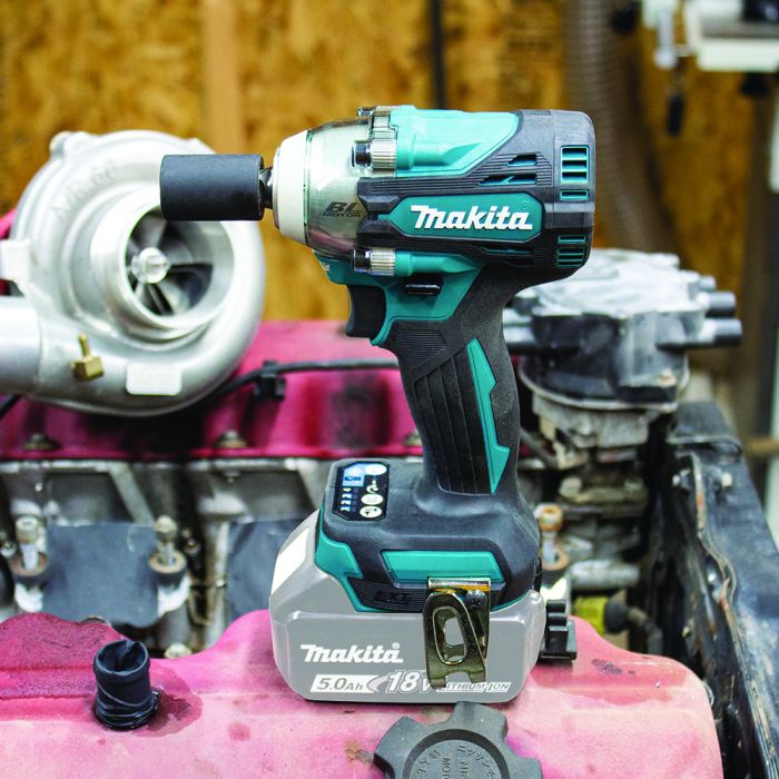 Makita XWT15Z LXT 1/2" 18V Cordless 4‑Speed Square Drive Impact Wrench with Detent Anvil, Bare Tool