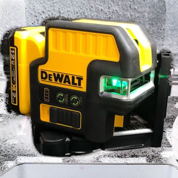 DeWalt DW0825LG 12V Max 5 Spot Green Cross Line Laser
