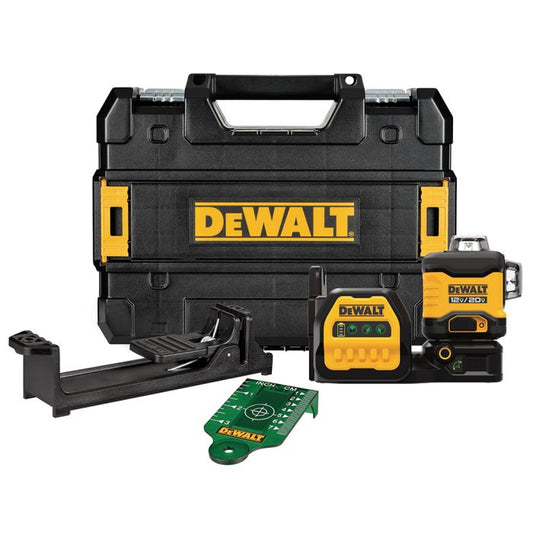 DeWalt DCLE34520GB 20V Max Cordless  5-Spot Cross Line Green Laser, Bare Tool