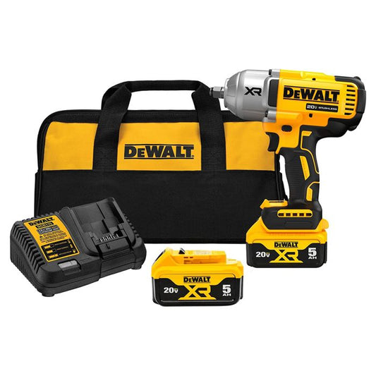 DeWalt DCF900P2 1/2" 20V Max XR Cordless High Torque Impact Wrench with Hog Ring Anvil