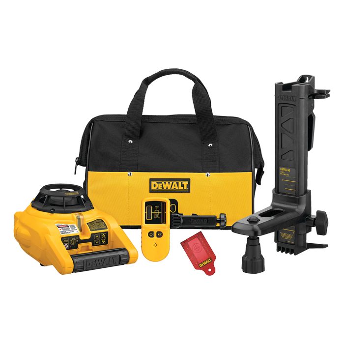 DeWalt DW074KD 1/4" Interior and Exterior Rotary Laser Level Kit
