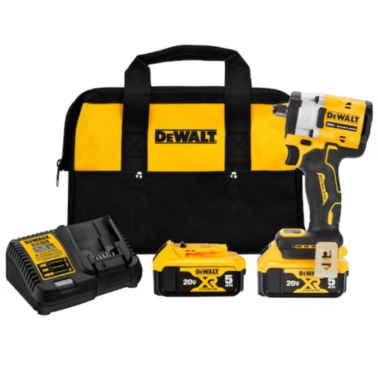 DeWalt DCF921P2 Atomic 20V Max 1/2" Cordless Impact Wrench with Hog Ring Anvil Kit