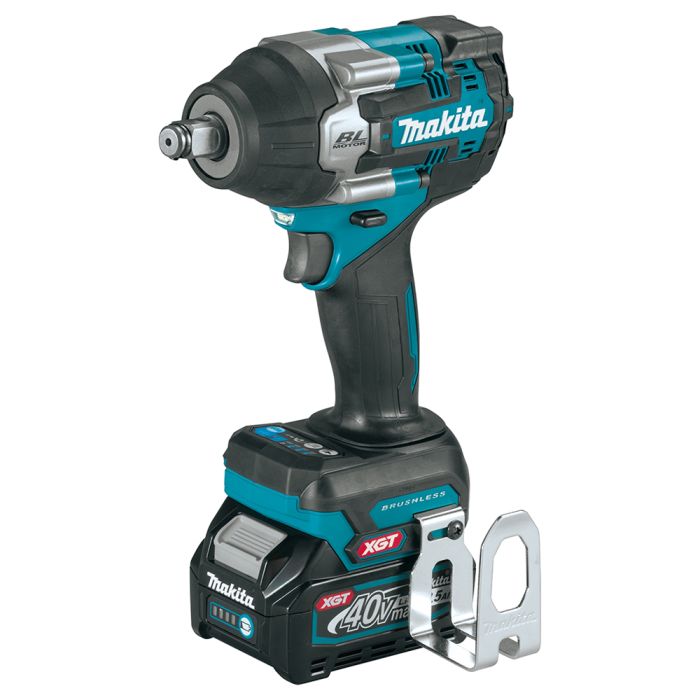 Makita GWT07D 40V Max XGT 6-11/16" Cordless 4‑Speed Mid‑Torque Drive Impact Wrench Kit with Friction Ring Anvil (2.5Ah)
