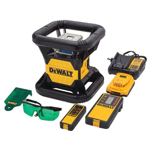 DeWalt DW079LG 20V Max 250' Green Rotary Tough Laser Kit