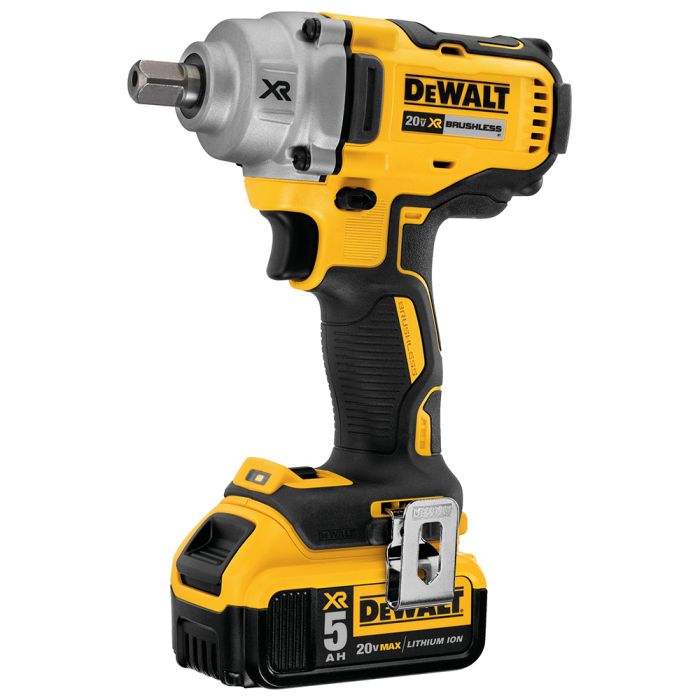 DeWalt DCF894P2 XR 1/2" 20V Max Cordless Mid-Range Impact Wrench Kit with Detent Pin Anvil