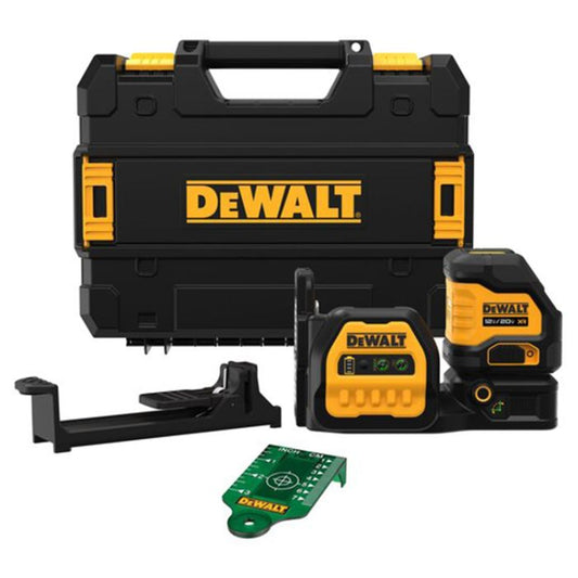 DeWalt DCLE34020GB XR 20V Max Cordless Green Cross Line Laser, Bare Tool