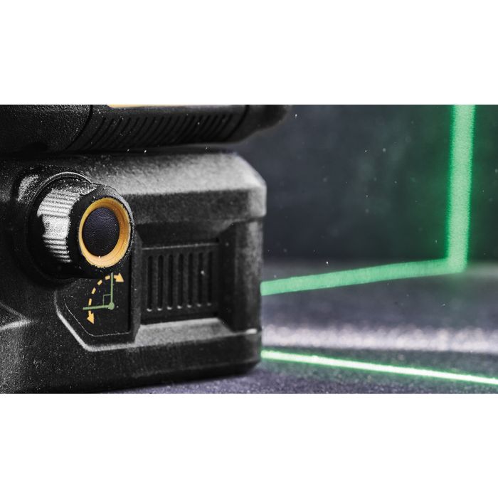 DeWalt DCLE34220G 20V Max 2-Spot Cross Line Combo Green Laser Kit