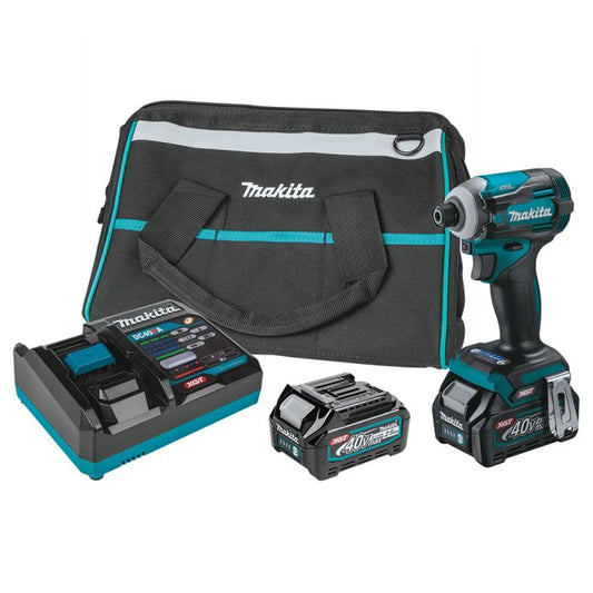 Makita GDT01D XGT 40V Max Cordless 4‑Speed Impact Driver Kit